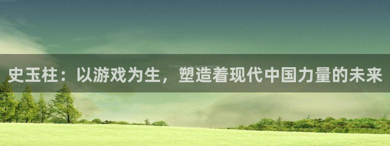 沐鸣娱乐2是干嘛的：史玉柱：以游戏为生，塑造着现代中国力量的未来